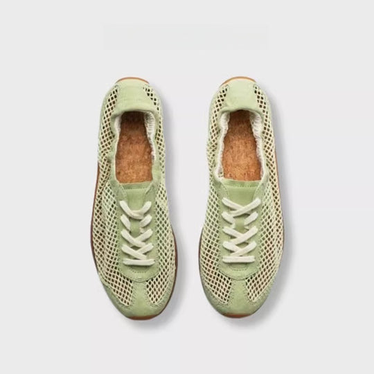 Damen Atmungsaktive Sneakers mit flexiblem Netzmaterial EB