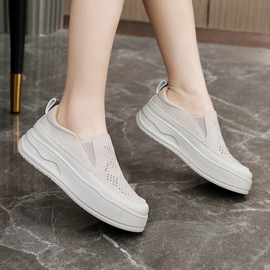 Damen Slip-On Sneakers mit atmungsaktivem Obermaterial und dämpfendem Fußbett EB