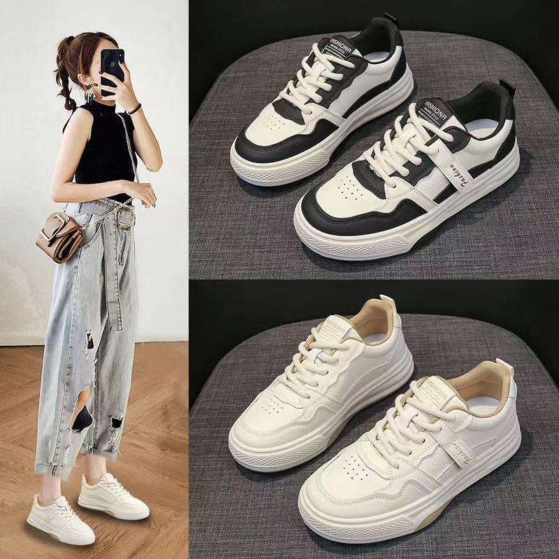 Damen Sportliche Sneakers mit modischem Design und dämpfender Laufsohle EB