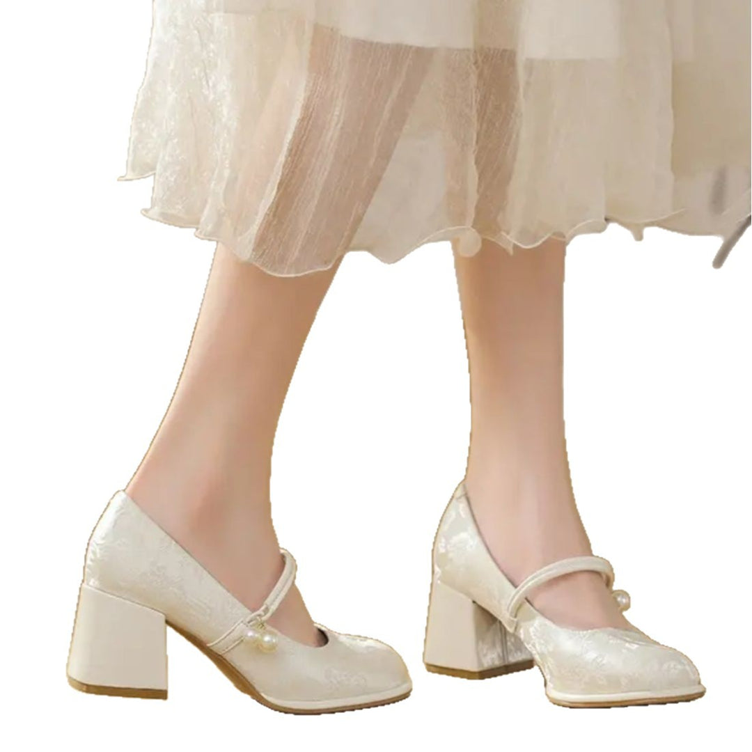 Damen Elegante Ballerinas mit verstellbarem Riemen EB
