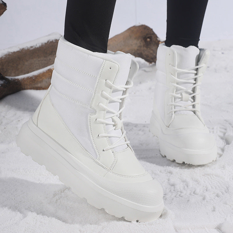 Damen Sportliche Winterstiefel mit isolierender Fütterung und rutschfester Sohle EB