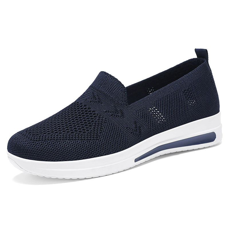 Damen Leichte Slip-On Trainingsschuhe mit atmungsaktivem Obermaterial EB