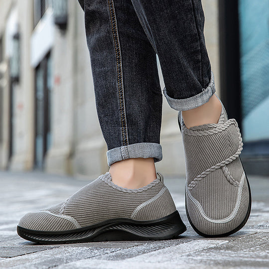 Damen Bequeme Slip-On Freizeitschuhe mit elastischem Obermaterial EB