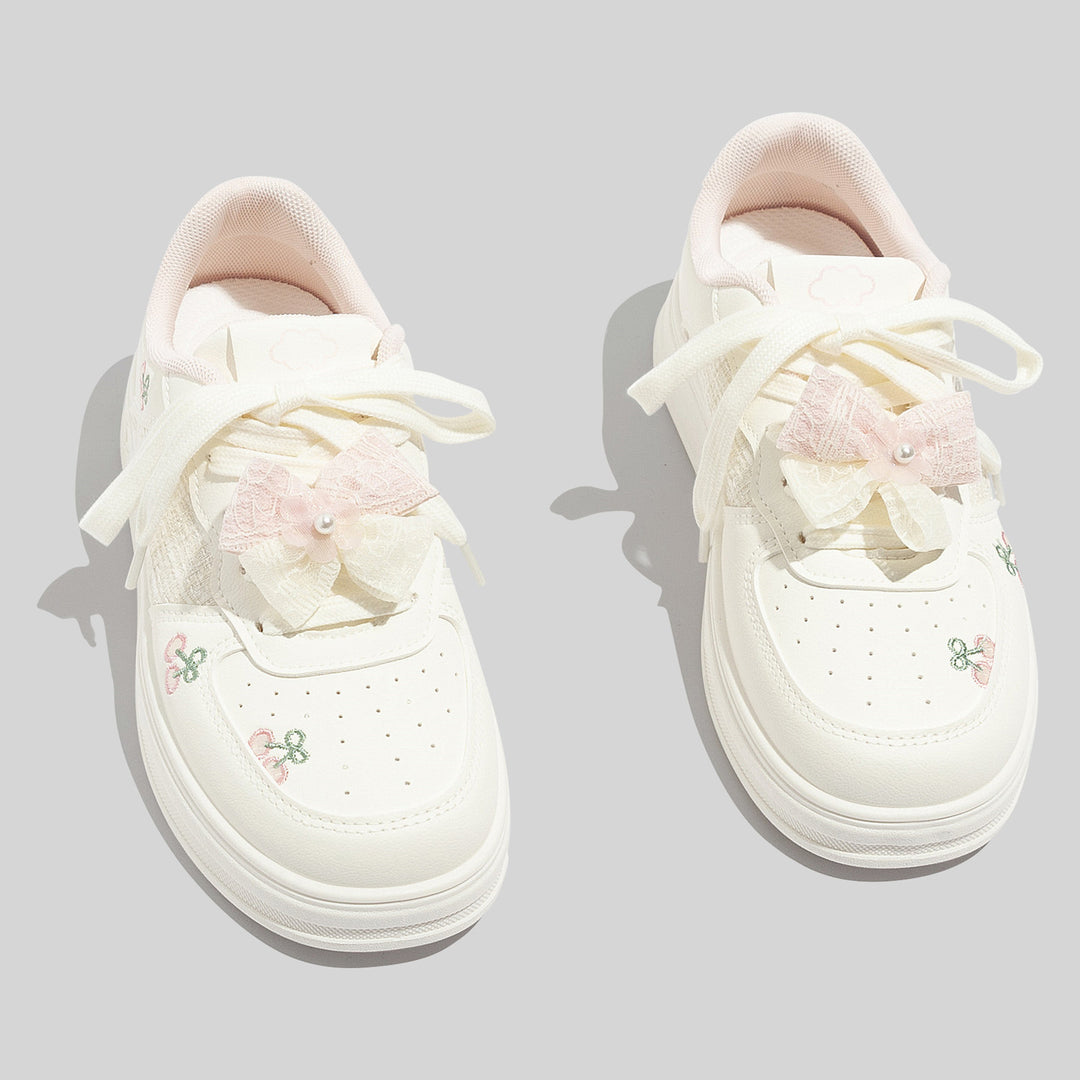 Damen Sneakers mit verspieltem Obstmotiv und atmungsaktiver Oberfläche EB