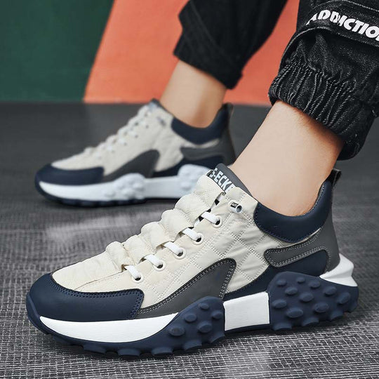 Damen Sportliche Sneakers mit stabiler Laufsohle und atmungsaktivem Obermaterial EB