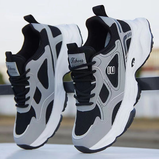 Damen Sportliche und leichte Sneakers mit atmungsaktiver Konstruktion EB