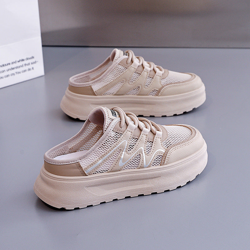 Damen modische Sneakers mit atmungsaktiver Netzoberfläche und dämpfendem Komfort EB