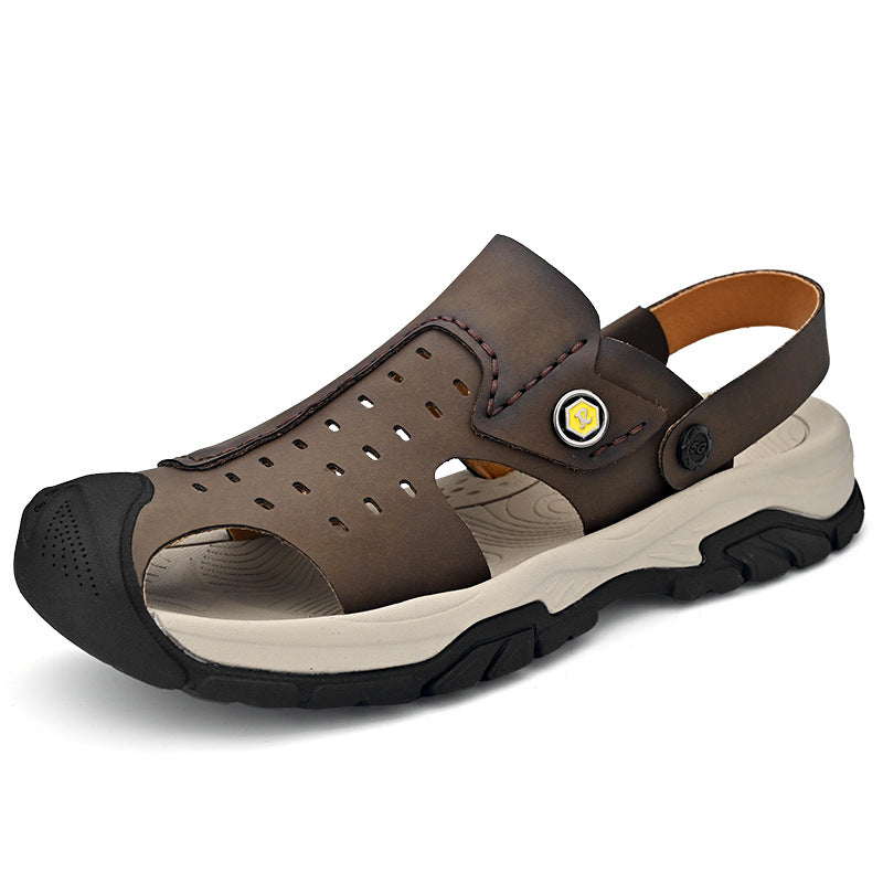 Herren Sandalen mit atmungsaktivem Design und rutschfester Sohle EB
