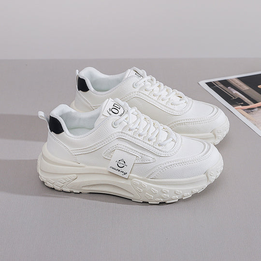 Damen Sportliche Chunky Sneakers mit atmungsaktivem Obermaterial und dämpfender Sohle EB