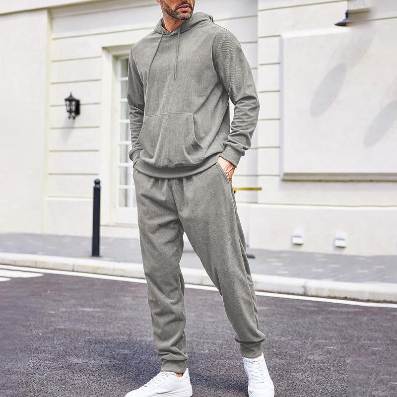 Herren Kapuzenpullover und Jogginghose Set EB