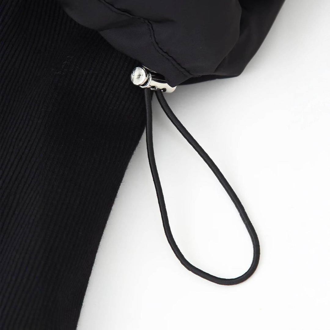Damen Steppjacke mit hohem Kragen und elastischen Abschlüssen EB
