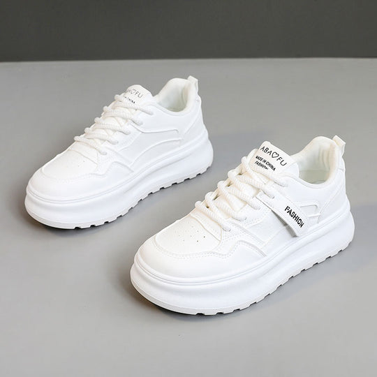 Damen modische Sneakers mit dämpfendem Sohlendesign und hochgezogenem Profil EB