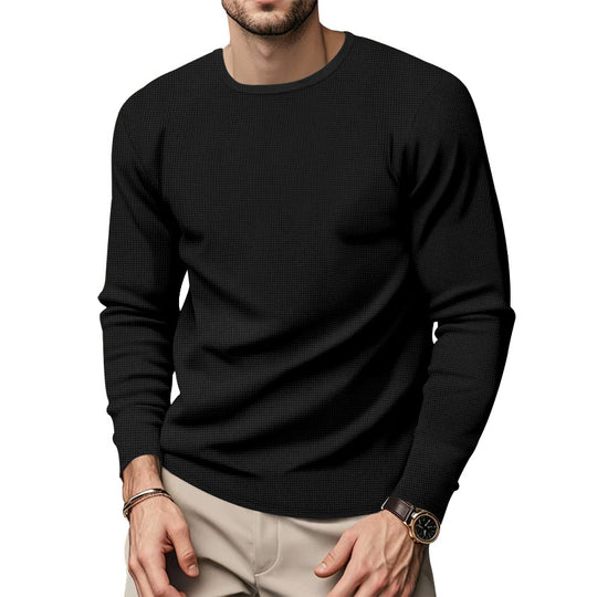 Herren lässiger Pullover aus atmungsaktivem Strukturstoff EB