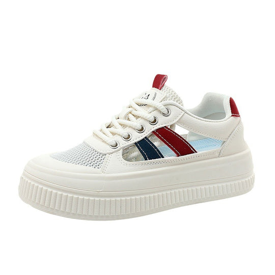 Damen Sneaker mit luftdurchlässiger Mesh-Oberfläche und sportlichem Komfort EB