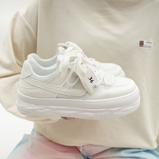 Damen Modische Sneakers mit atmungsaktivem Obermaterial EB