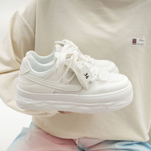 Damen Modische Sneakers mit atmungsaktivem Obermaterial EB