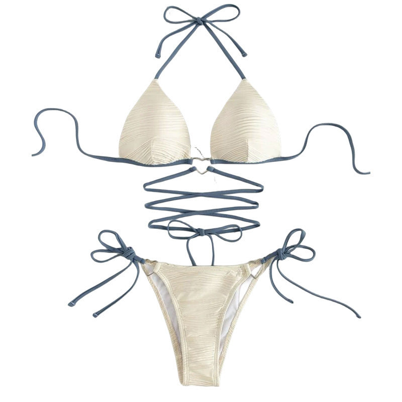 Damen Triangel-Bikini mit innovativem Schnürdesign EB