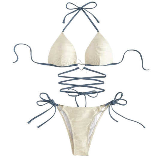 Damen Triangel-Bikini mit innovativem Schnürdesign EB