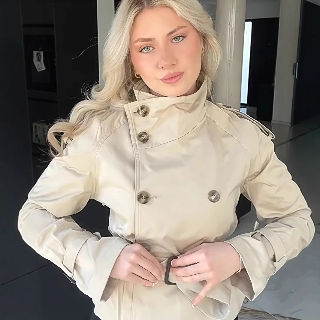 Damen Trenchcoat mit eleganten Details EB