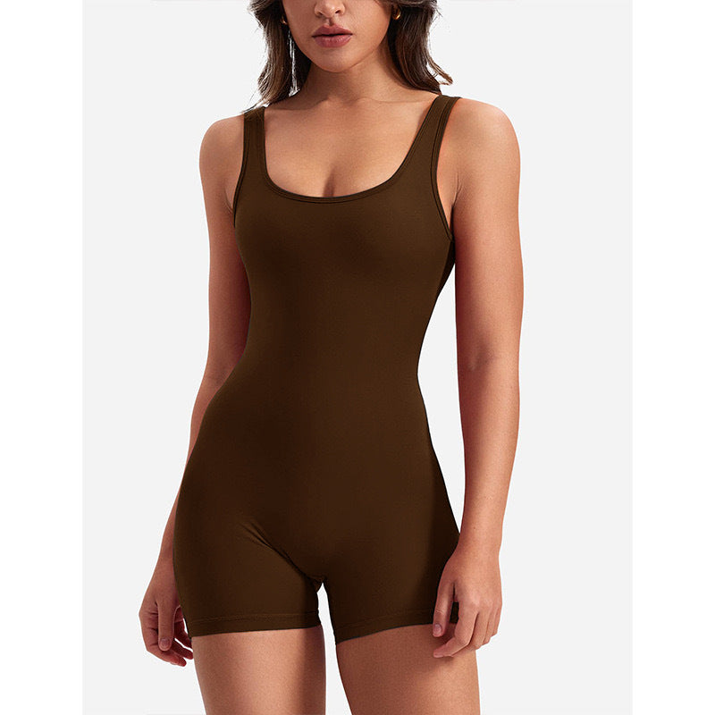 Damen Eleganter und figurbetonter Sport-Jumpsuit EB