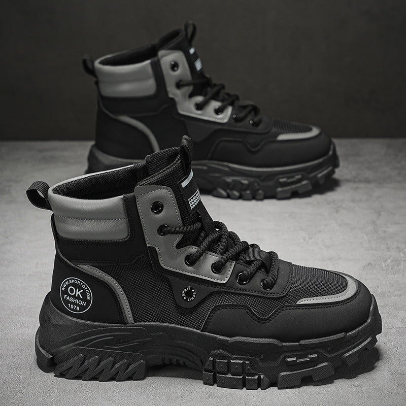 Damen Hohe Sneakers mit robustem Sohlenprofil und modernem Design EB