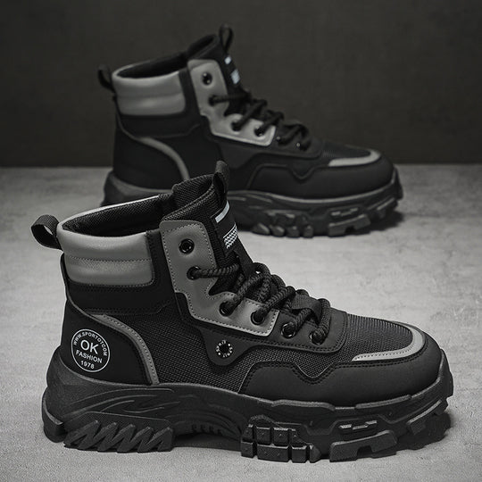 Damen Hohe Sneakers mit robustem Sohlenprofil und modernem Design EB