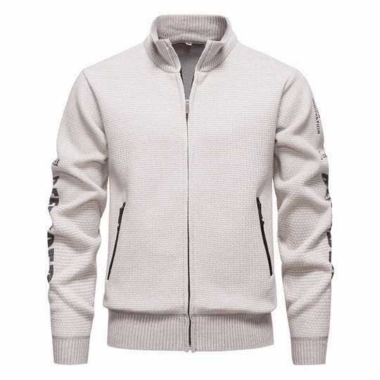 Herren Steppjacke mit hohem Kragen und praktischen Taschen EB
