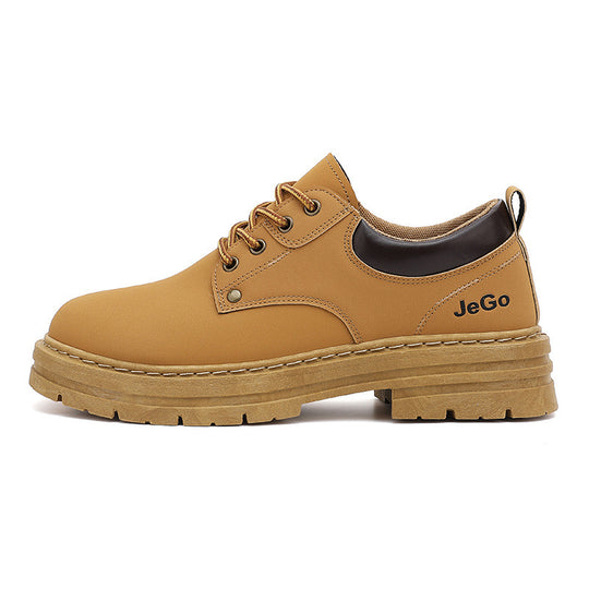 Damen Robuste Schnürschuhe mit dicker Sohle und strapazierfähigem Obermaterial EB