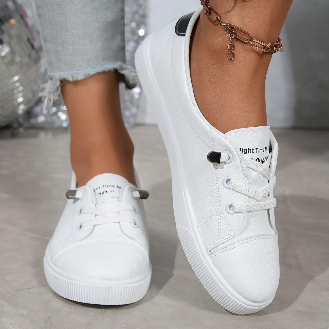 Damen komfortable Sneakers mit modischem Design und atmungsaktiver Oberfläche EB