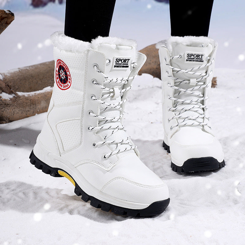 Damen isolierte Winterstiefel mit rutschfester Sohle EB