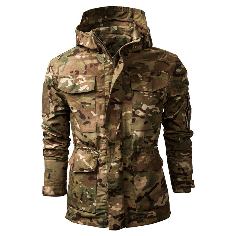 Herren Outdoor-Jacke mit camouflage Design und praktischen Taschen EB