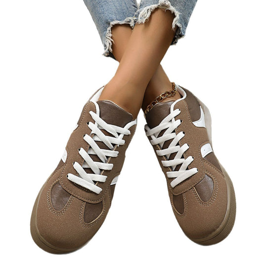 Damen Sportliche Sneakers mit modischem Obermaterial und rutschfester Sohle EB