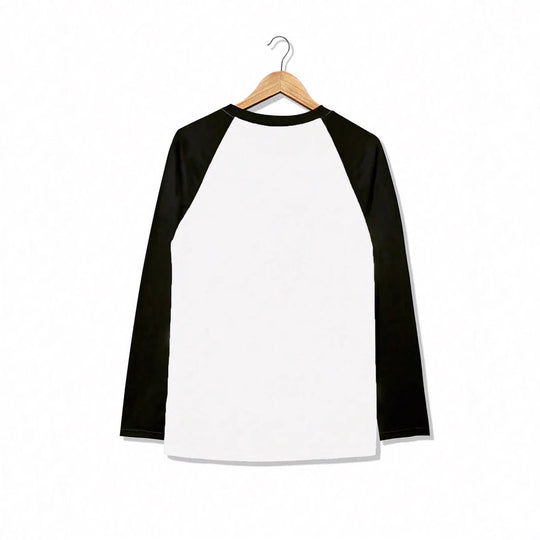 Damen lässiger Raglan-Pullover aus weichem Baumwollmix mit Rundhalsausschnitt EB
