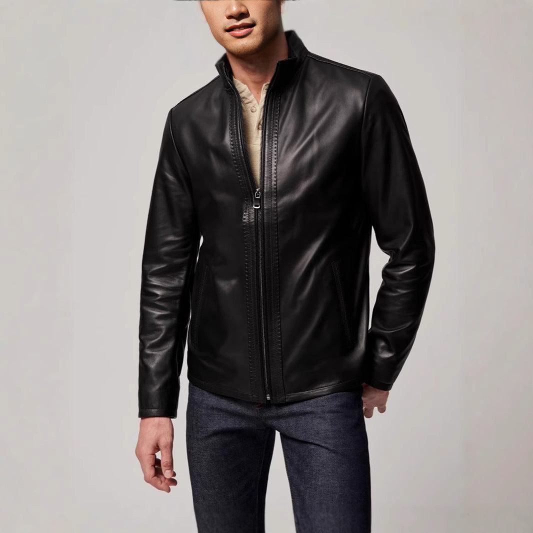Herren elegante jacke mit sportlichem Reißverschluss EB
