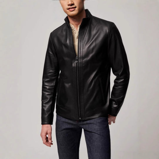 Herren elegante jacke mit sportlichem Reißverschluss EB