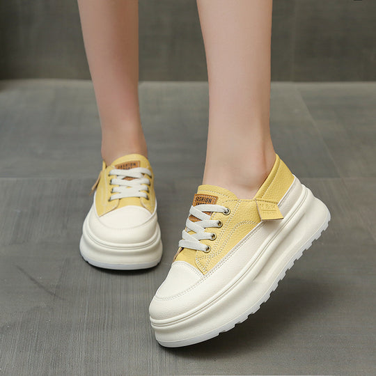 Damen Chunky Sneakers mit trendiger Plateausohle EB