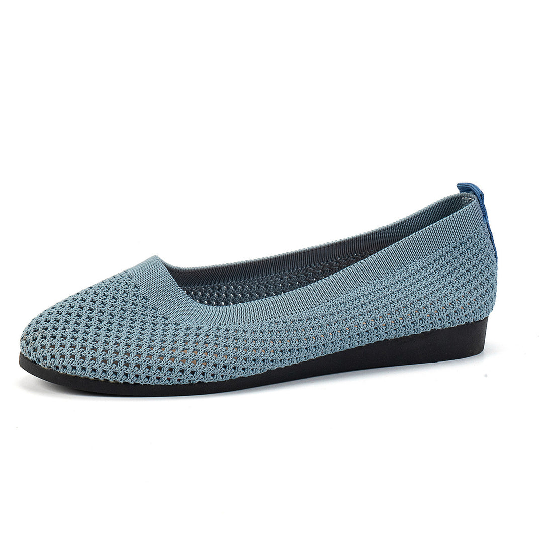 Damen bequeme Slipper aus atmungsaktivem Netzmaterial mit rutschfester Sohle EB