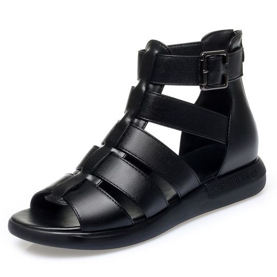 Damen Sandalen mit modischem Riemendesign und Komfortsohle EB
