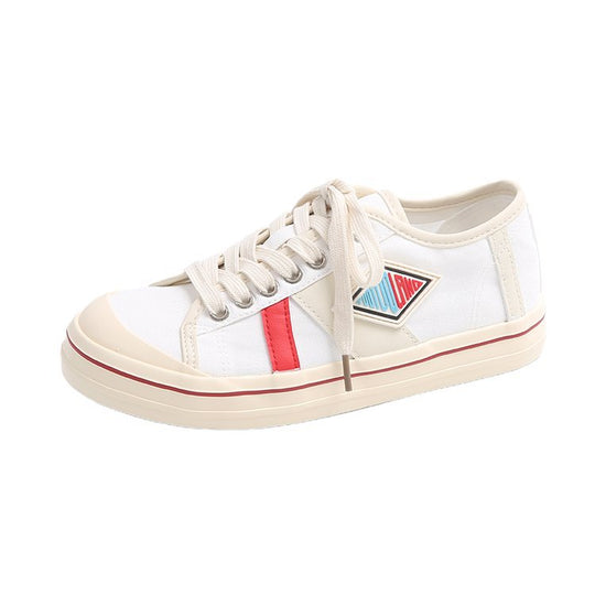 Damen Sportliche Sneaker mit Kontrastnähten und hochwertigem Material EB