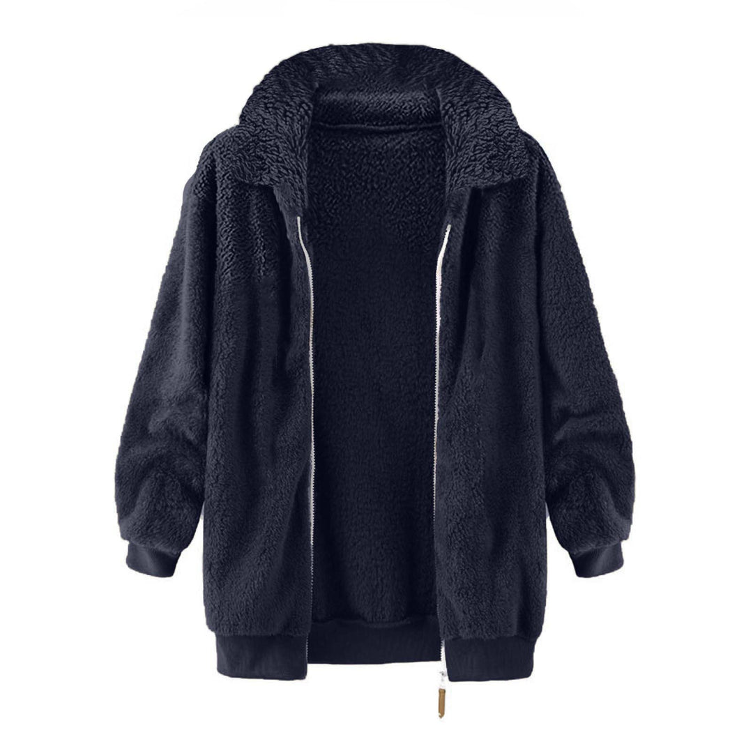 Damen Fleece-Jacke im Oversized-Stil EB