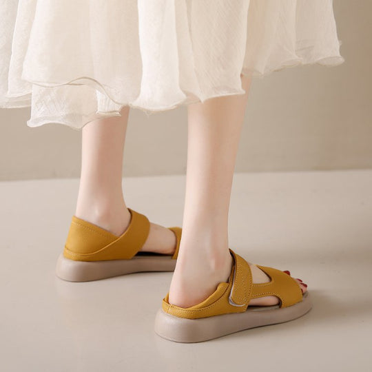 Damen Komfortable Klett-Sandalen EB