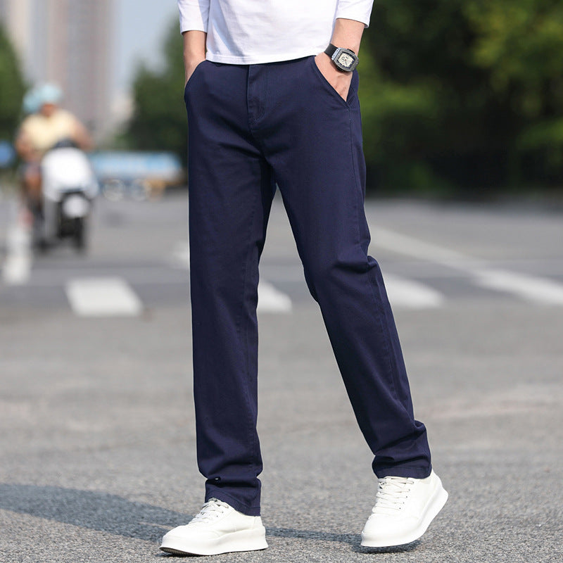 Herren Chinos mit schmalem Schnitt und elastischem Bund EB