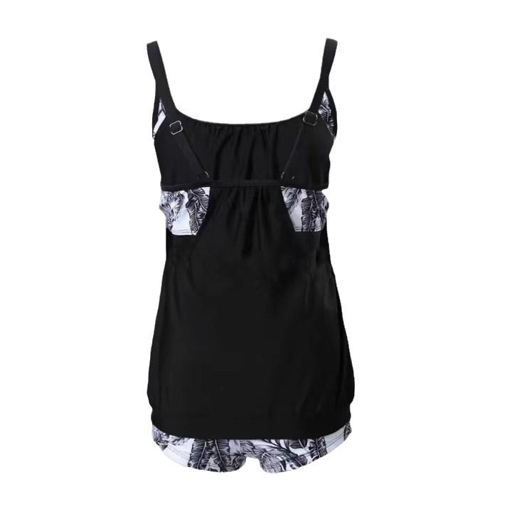 EB | Damen Tankini Set mit Floralen Shorts und Angenehmen Trägern
