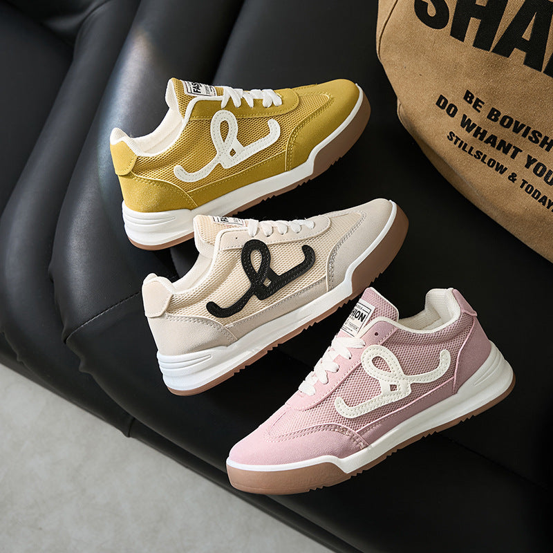 Damen Sportliche Freizeitsneaker mit atmungsaktiver Netzstruktur und komfortabler Dämpfung EB