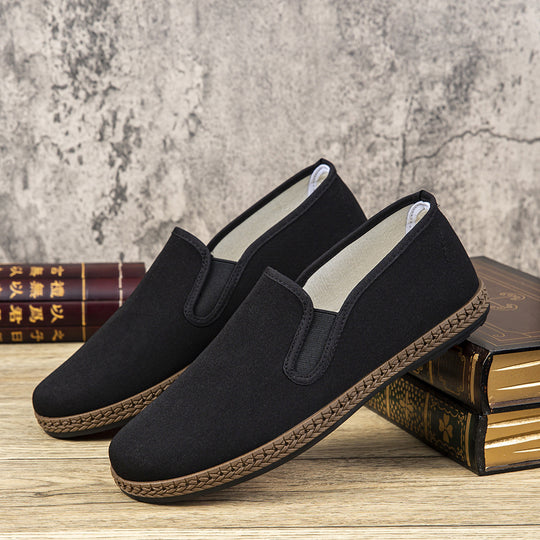 Damen klassische Slip-On Slipper aus elastischem Material EB
