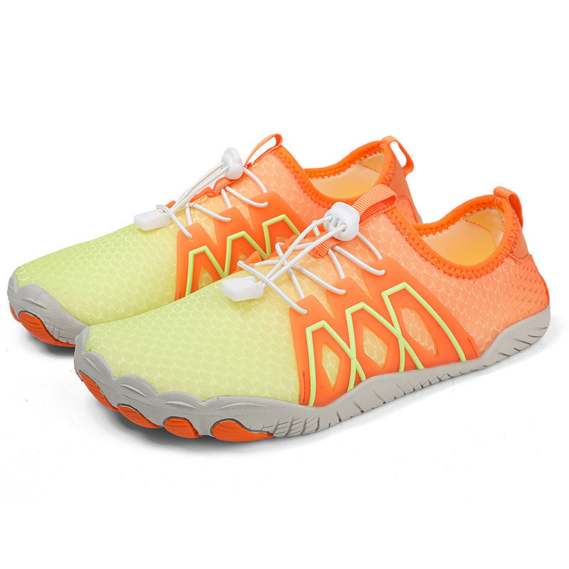 Damen Sportliche Aqua-Schuhe mit elastischem Schnellschnürsystem und rutschfester Sohle EB