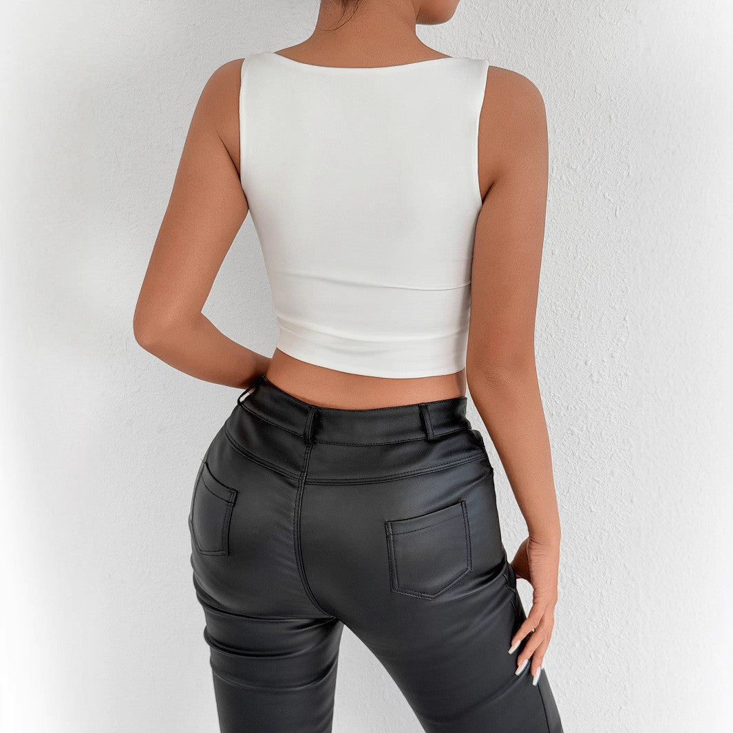Damen Crop-Top mit modischem Schnitt und Komfort EB
