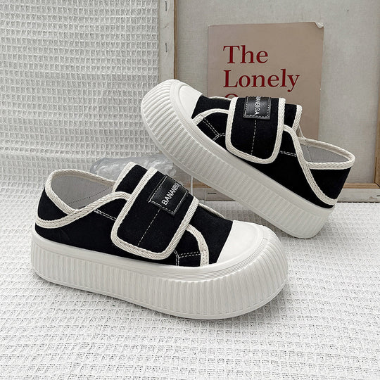 Damen Sneakers mit verstellbarem Klettverschluss und dämpfender Plateau-Sohle EB