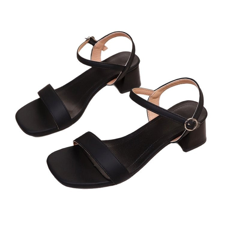 Damen elegante Slingbacks mit modischem Blockabsatz EB