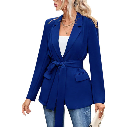 Damen eleganter Blazer mit Gürtel EB